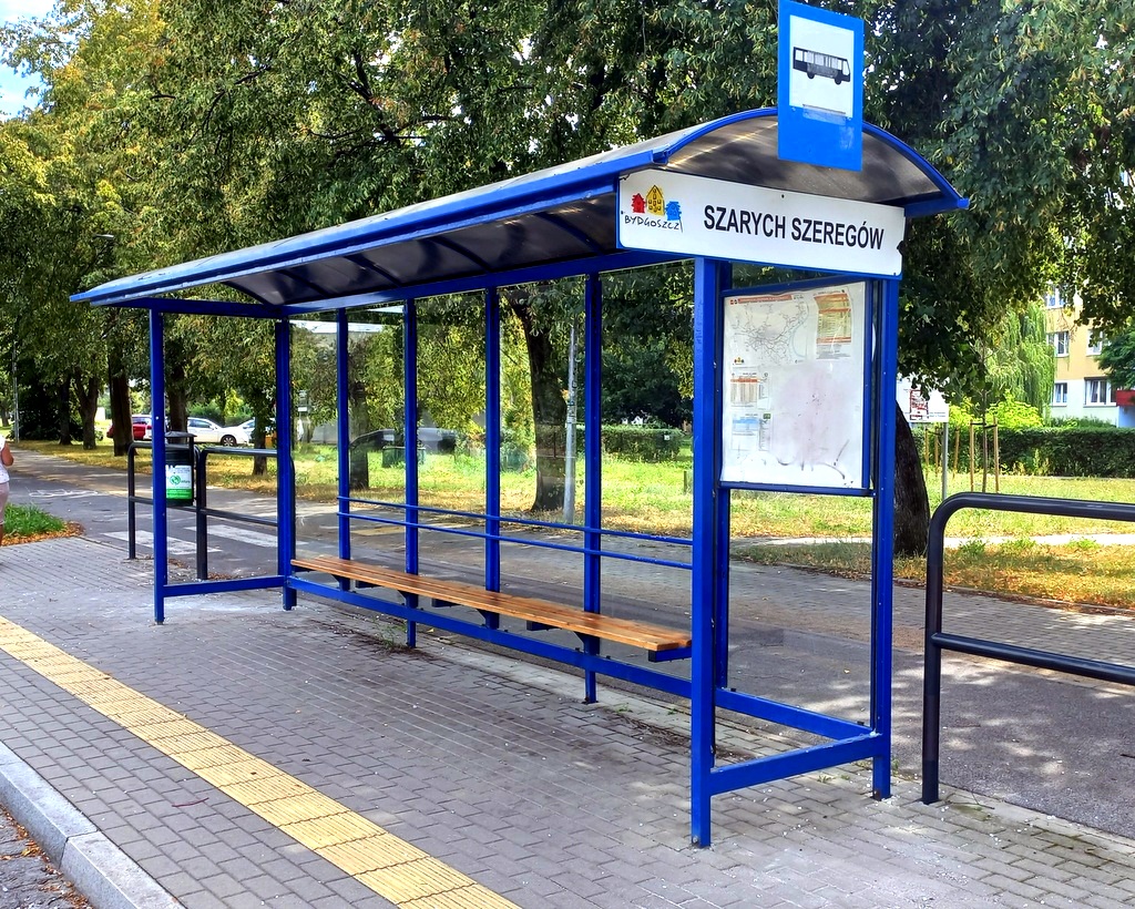 Dewastacja przystanku