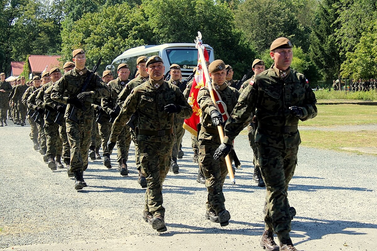 Przysięga Terytorialsów w Myślęcinku.