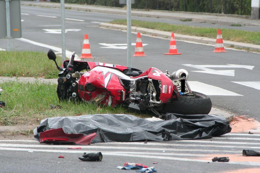 śmierc motocyklisty