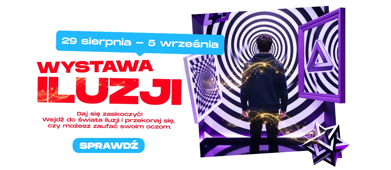 Wystawa iluzji w CH Focus. Bydgoszcz na tydzien zanurzy sie w swiecie optycznych zagadek 24082026 1