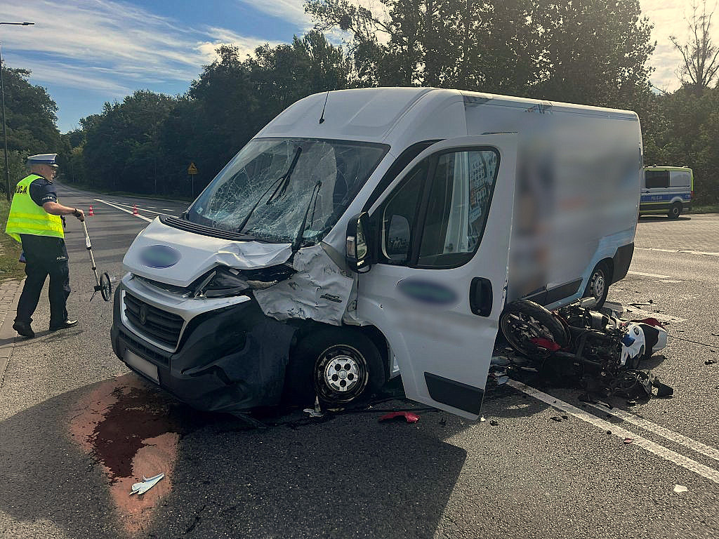 Policjanci wyjaśniają okoliczności śmiertelnego wypadku 1 VGLE7688