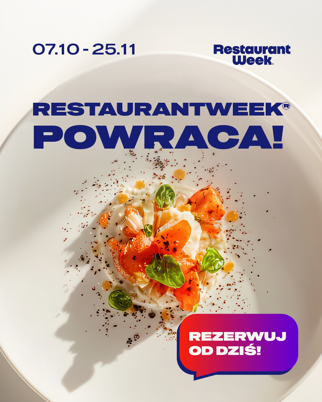 Najlepsze wyjście tej jesieni? Powraca RestaurantWeek®! 1 Restaurant week